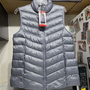 Gray Puffer Vest